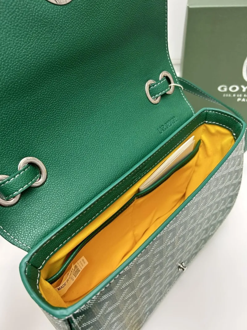 Goyard Green Satchel Crossbody Bag - Image 7