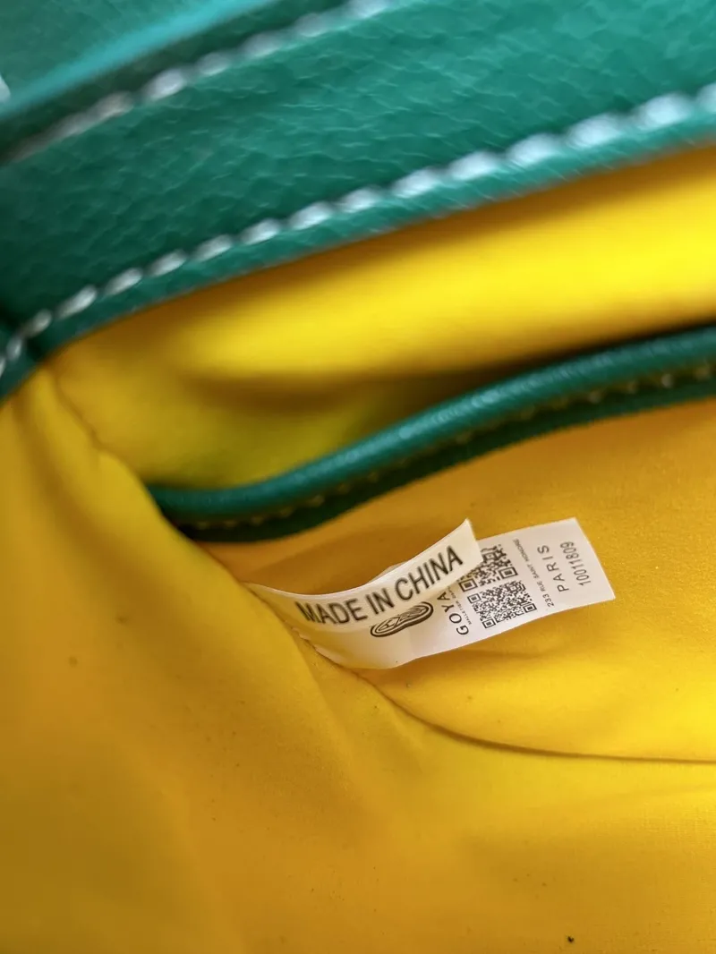 Goyard Green Satchel Crossbody Bag - Image 9