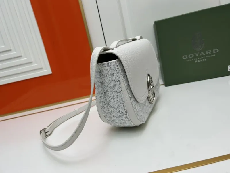 Alternative view of Goyard White Satchel Crossbody Bag
