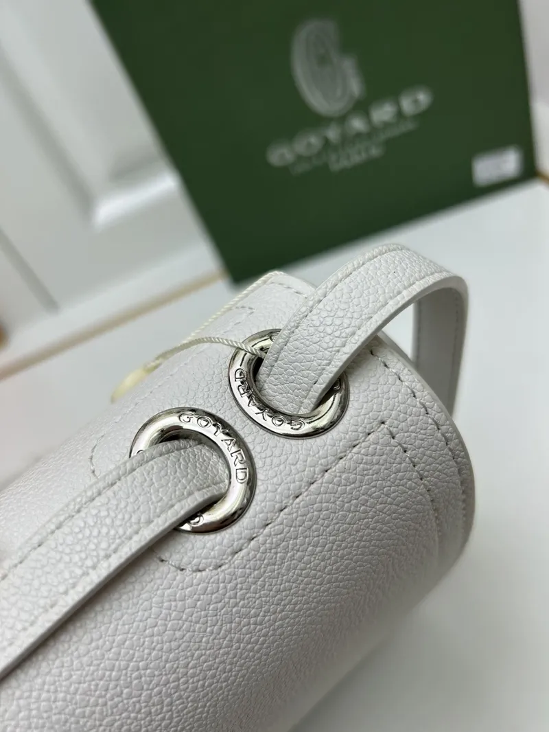 Goyard White Satchel Crossbody Bag - Image 5