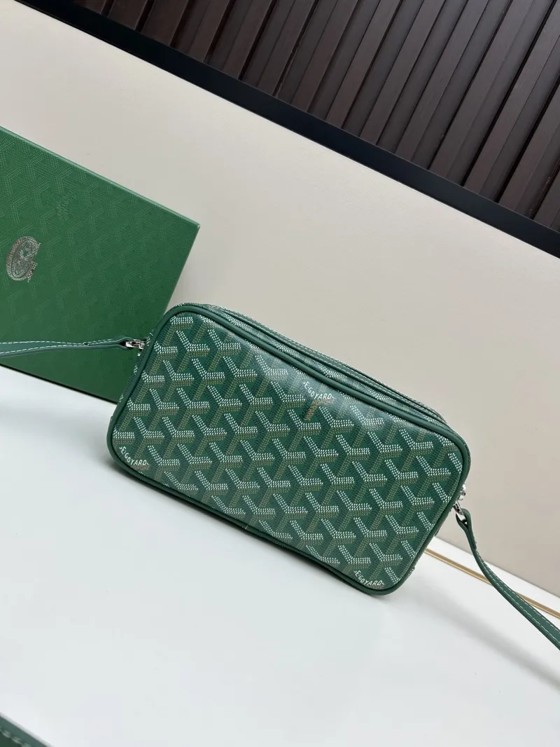 Goyard Green Crossbody Satchel Bag - Image 3