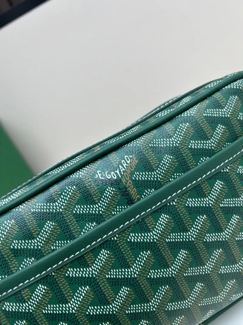 Goyard Green Crossbody Satchel Bag - Image 4