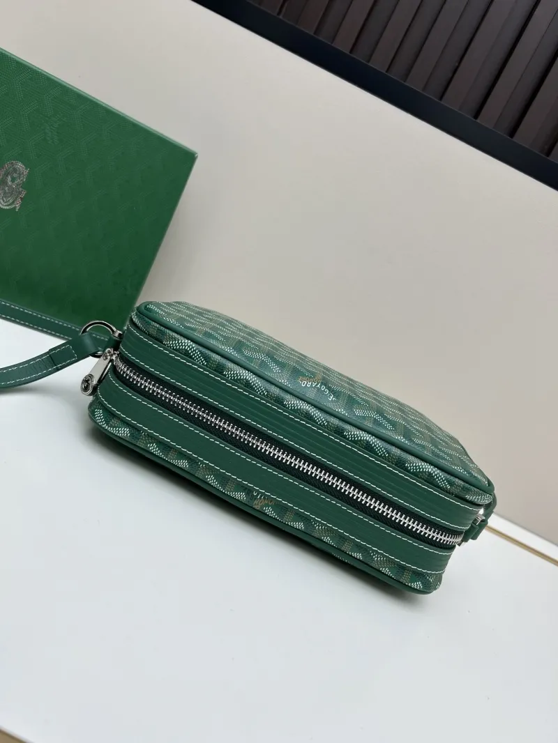 Goyard Green Crossbody Satchel Bag - Image 5