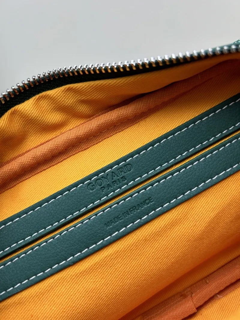 Goyard Green Crossbody Satchel Bag - Image 8