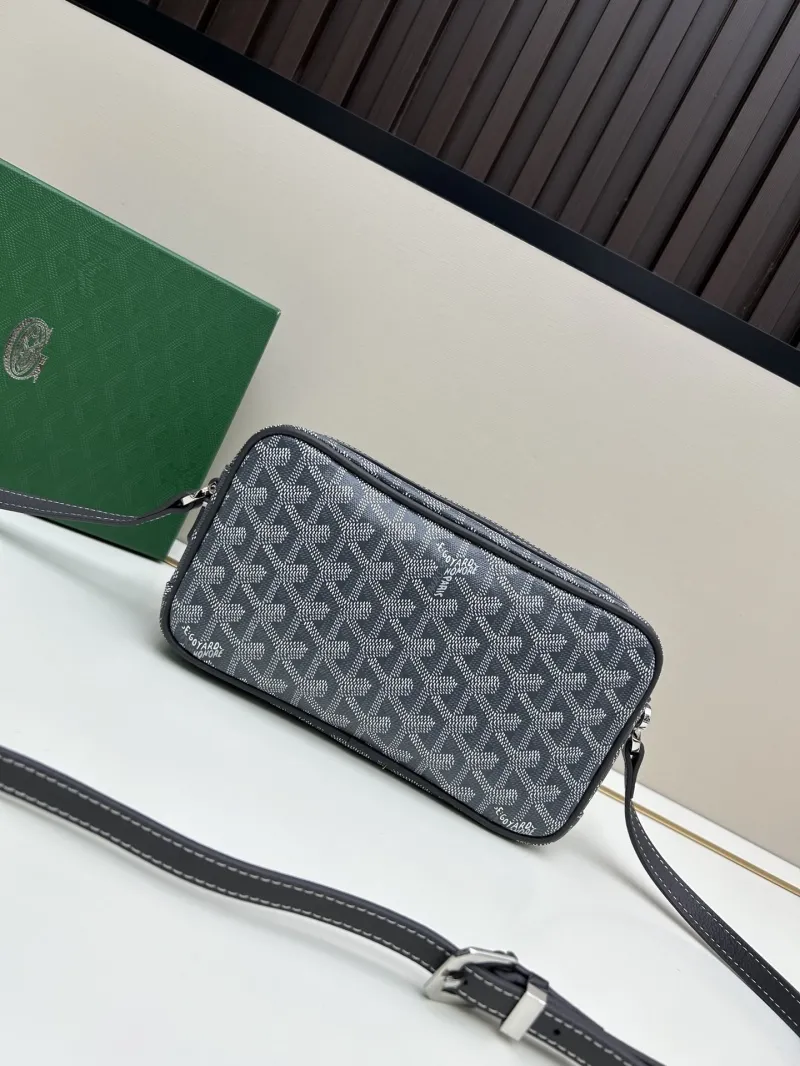 Goyard Gray Crossbody Satchel Bag - Image 3