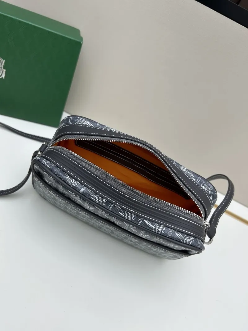 Goyard Gray Crossbody Satchel Bag - Image 7