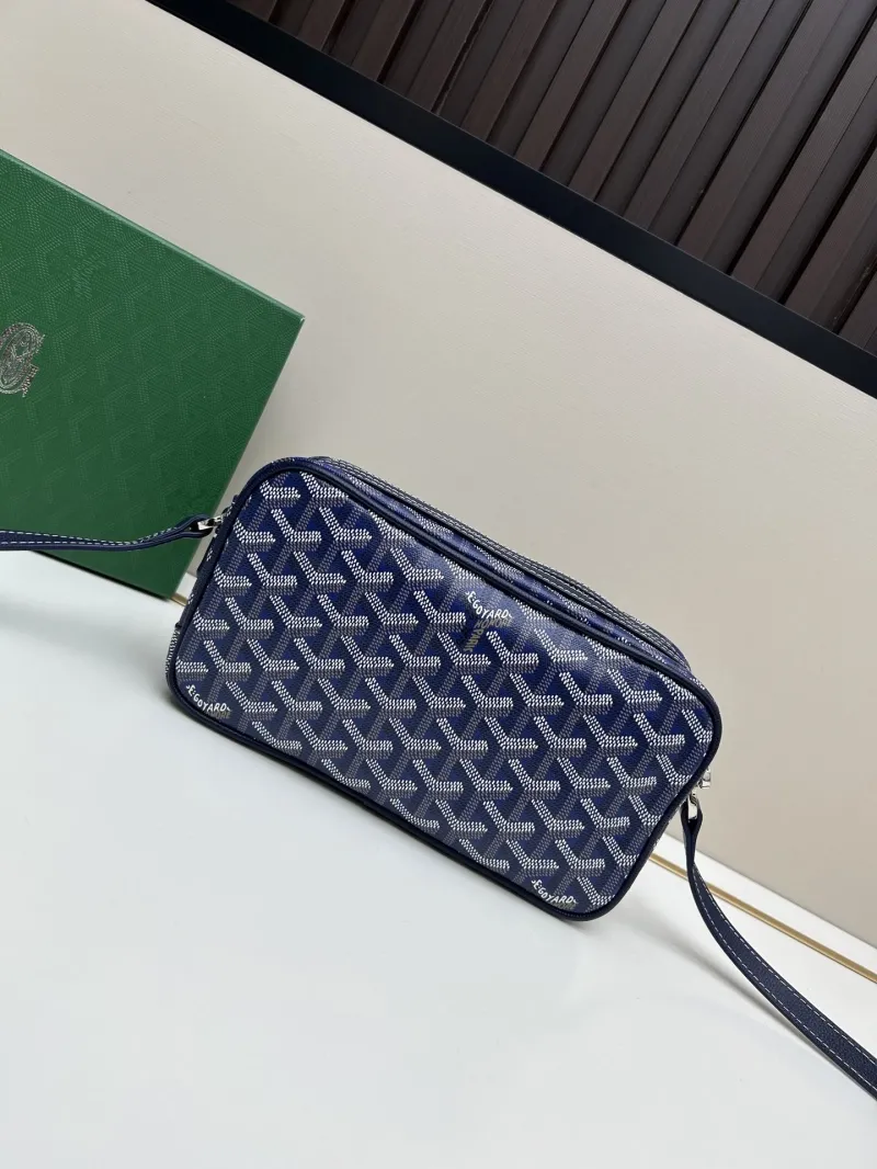 Goyard Blue Crossbody Satchel Bag 361 - Image 3