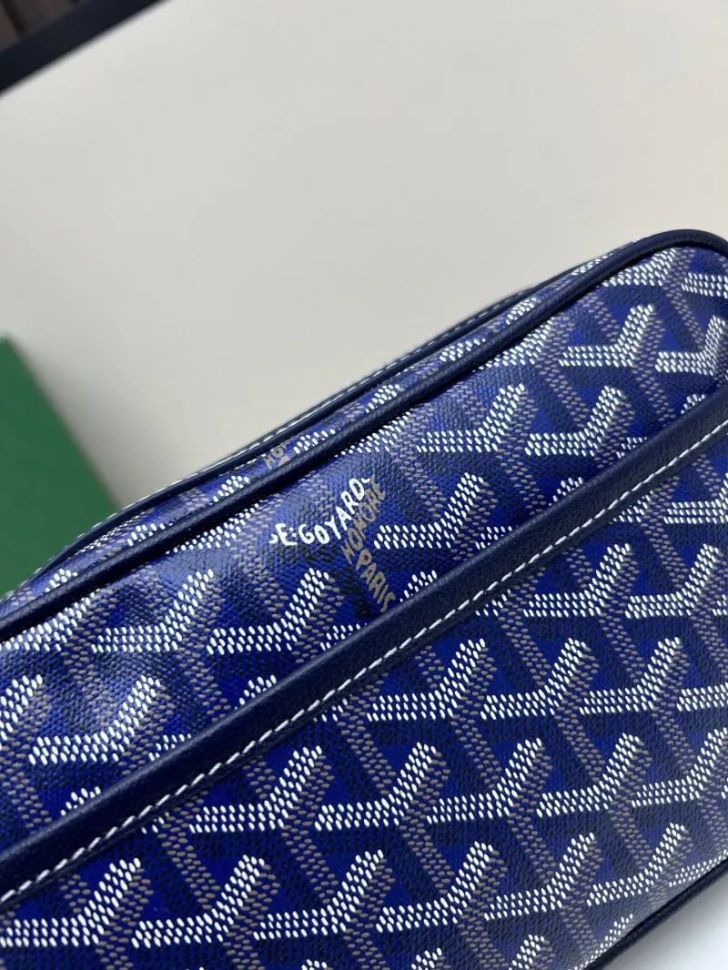 Goyard Blue Crossbody Satchel Bag 361 - Image 4