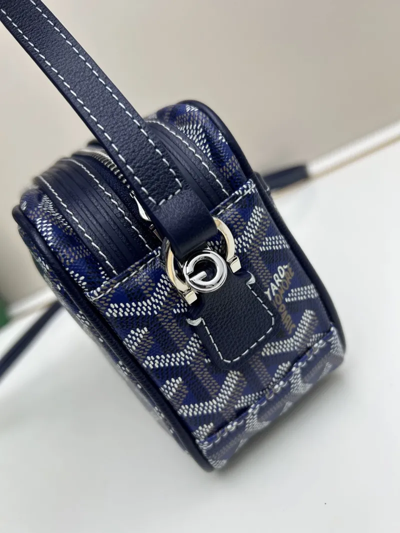 Goyard Blue Crossbody Satchel Bag 361 - Image 6