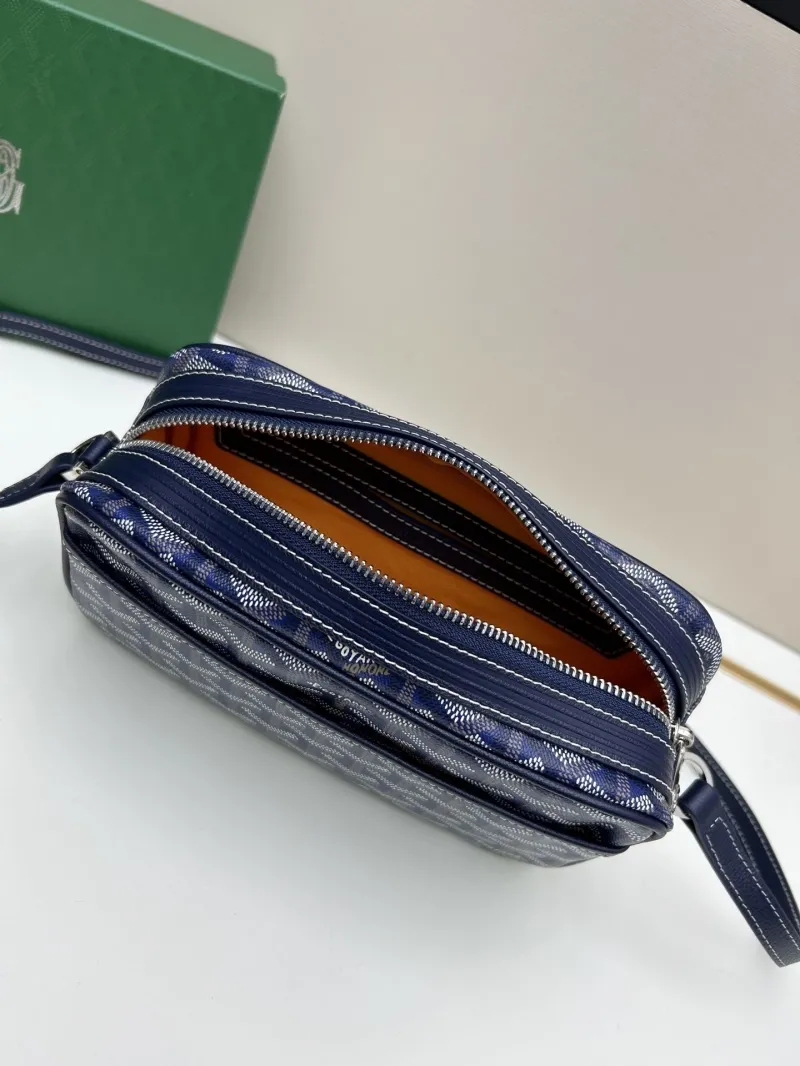 Goyard Blue Crossbody Satchel Bag 361 - Image 7