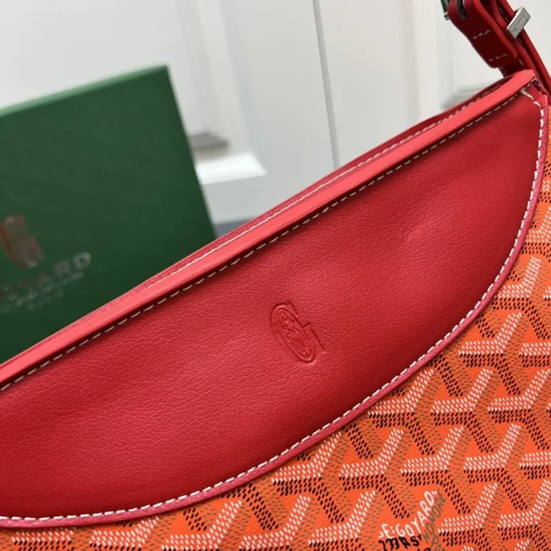 Goyard Red Orange Satchel Shoulder Bag - Image 7