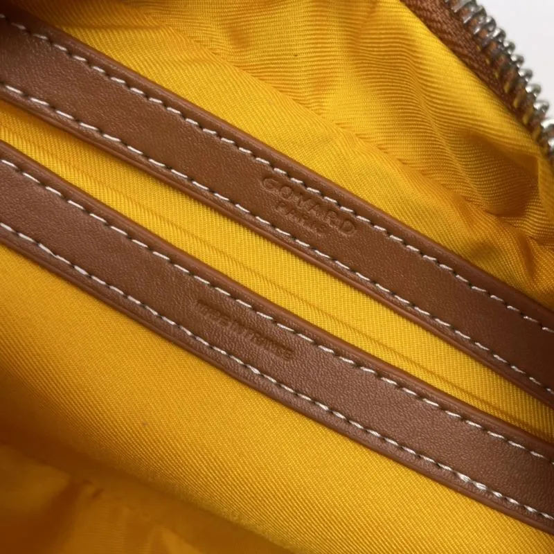 Goyard Black Tan Crossbody Bag 385 - Image 8