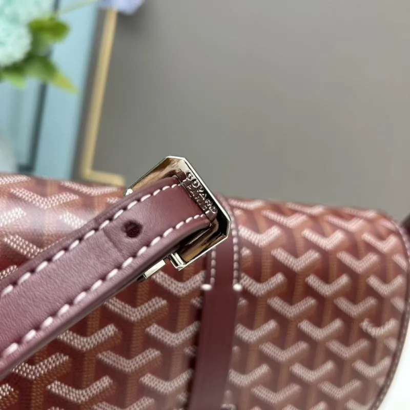 Goyard Burgundy Saddle Crossbody Bag 391 - Image 5