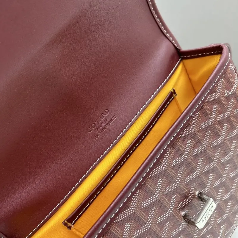 Goyard Burgundy Saddle Crossbody Bag 391 - Image 8
