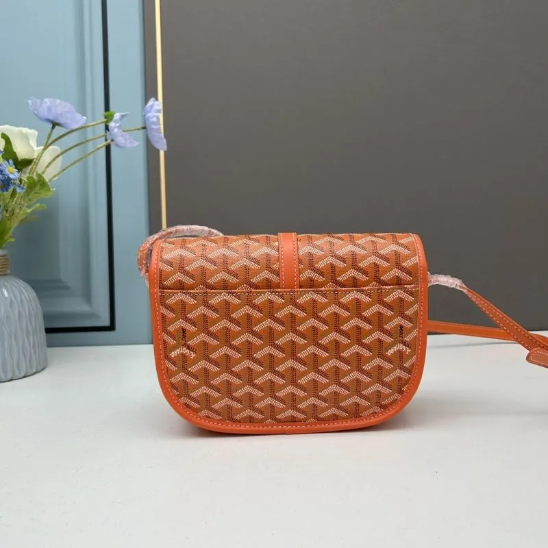 Goyard Orange Saddle Crossbody Bag 396 - Image 3