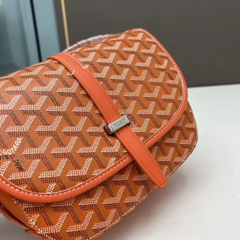 Goyard Orange Saddle Crossbody Bag 396 - Image 4