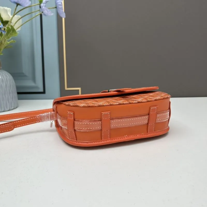 Goyard Orange Saddle Crossbody Bag 396 - Image 5
