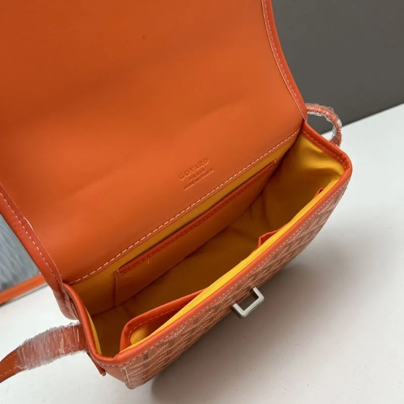 Goyard Orange Saddle Crossbody Bag 396 - Image 8