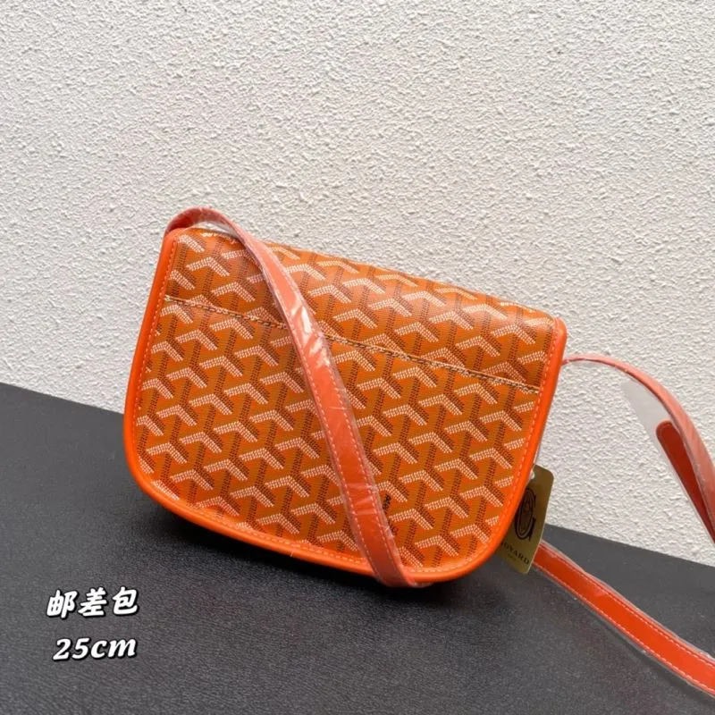 Goyard Orange 25cm Messenger Bag - Image 3