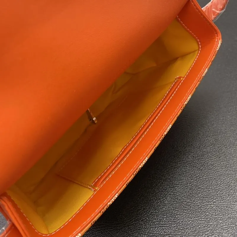 Goyard Orange 25cm Messenger Bag - Image 8