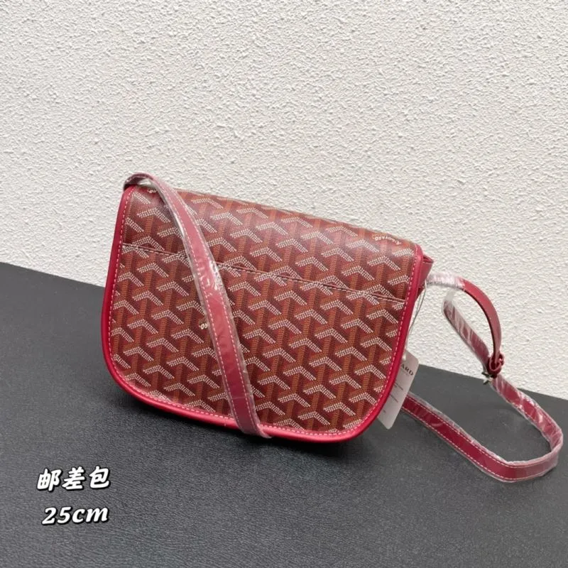 Goyard Red Messenger Bag 25cm - Image 3