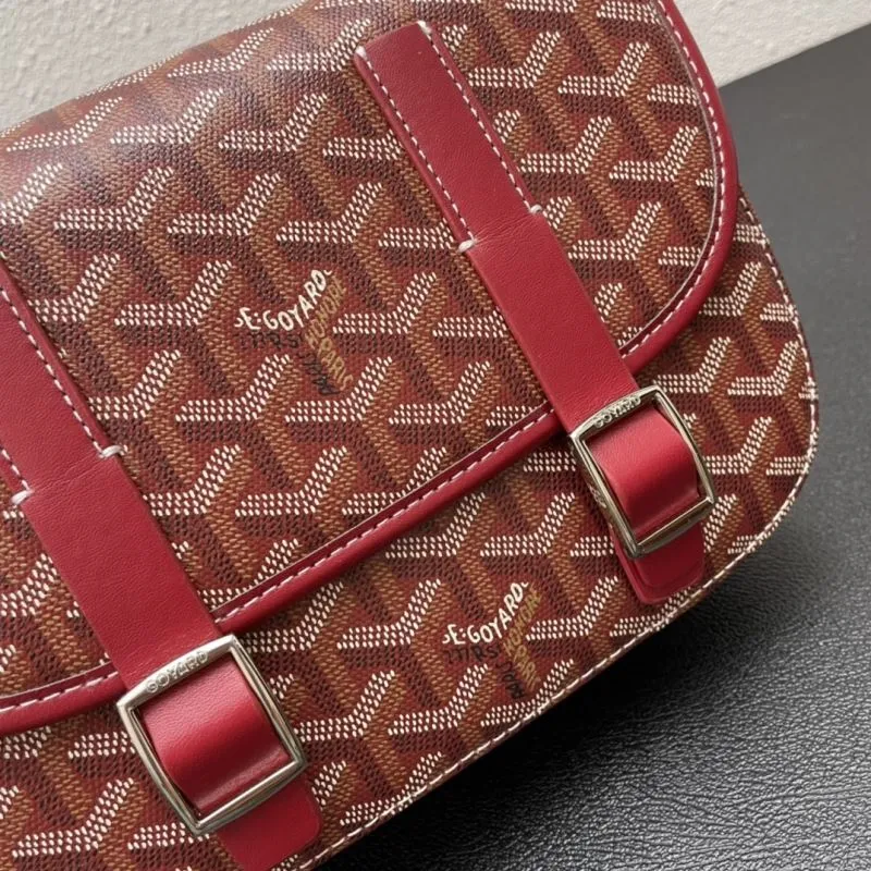 Goyard Red Messenger Bag 25cm - Image 5