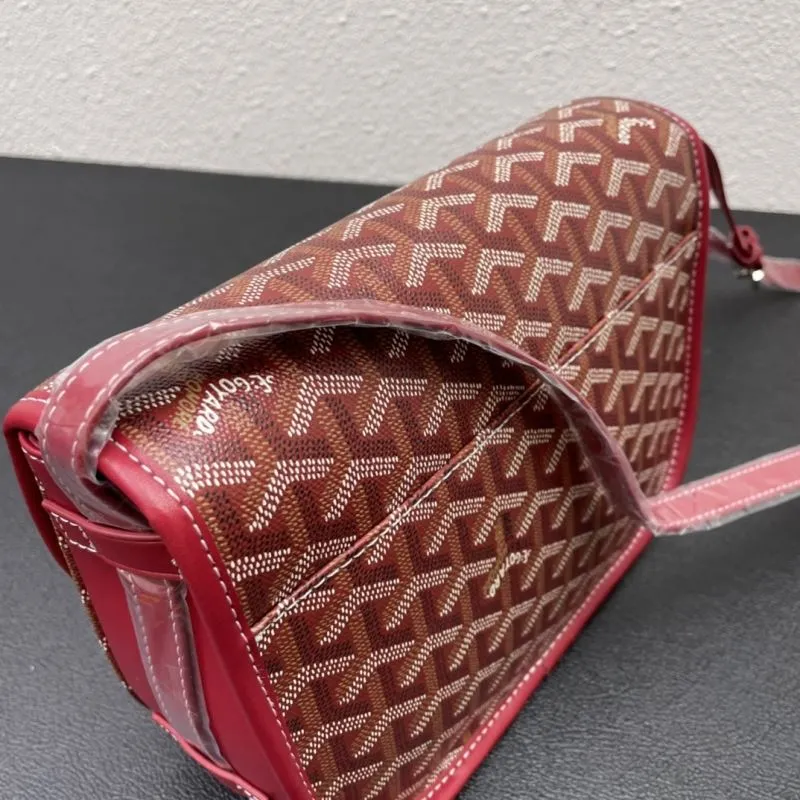 Goyard Red Messenger Bag 25cm - Image 6