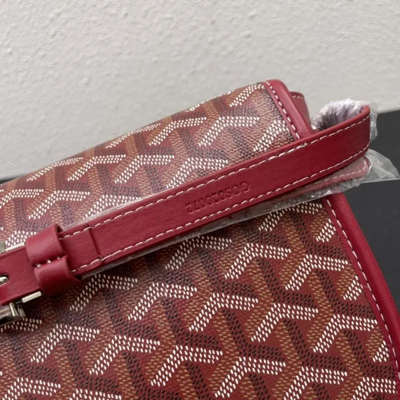 Goyard Red Messenger Bag 25cm - Image 7