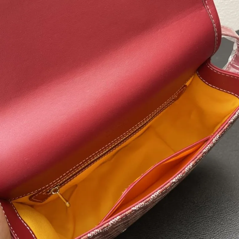 Goyard Red Messenger Bag 25cm - Image 8