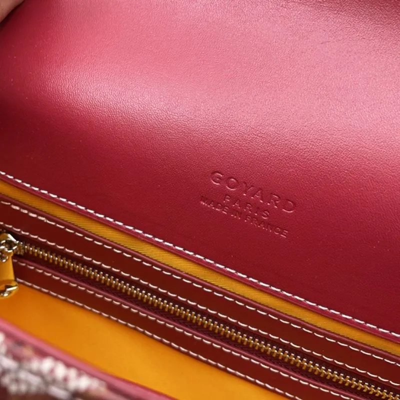 Goyard Red Messenger Bag 25cm - Image 9