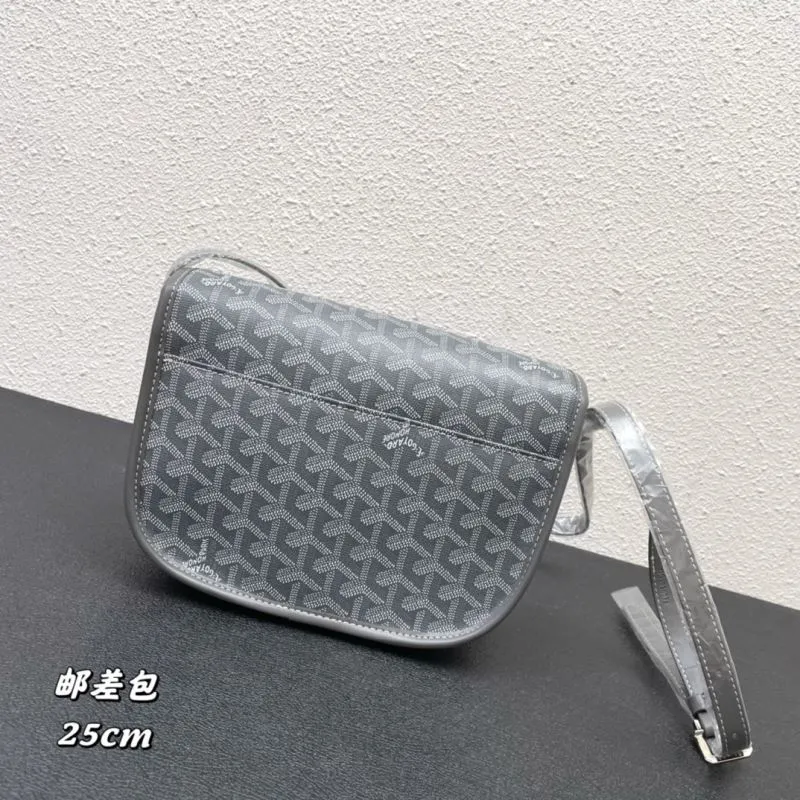 Goyard Gray 25cm Messenger Bag - Image 3
