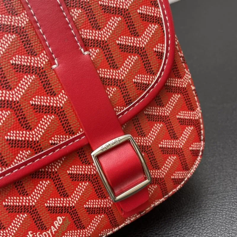 Goyard Red 25cm Messenger Satchel Crossbody Bag - Image 5