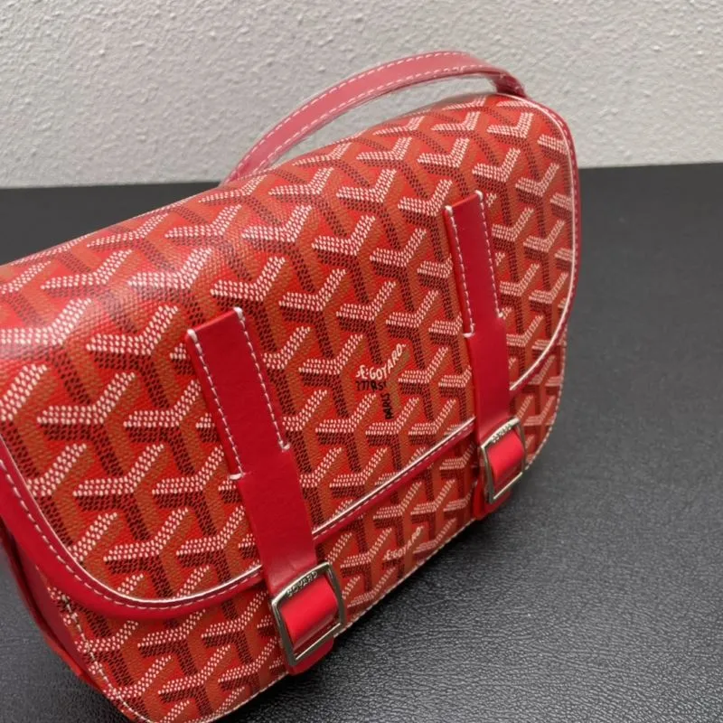 Goyard Red 25cm Messenger Satchel Crossbody Bag - Image 6