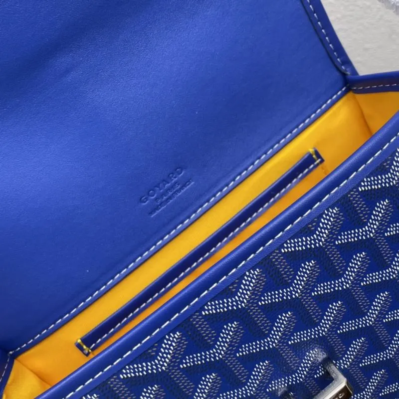 Goyard Blue Saddle Crossbody Bag 22cm - Image 8