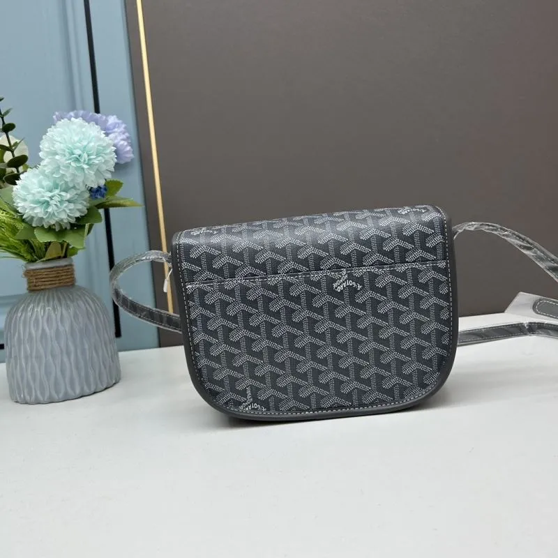 Goyard Gray Messenger Bag 424 - Image 3