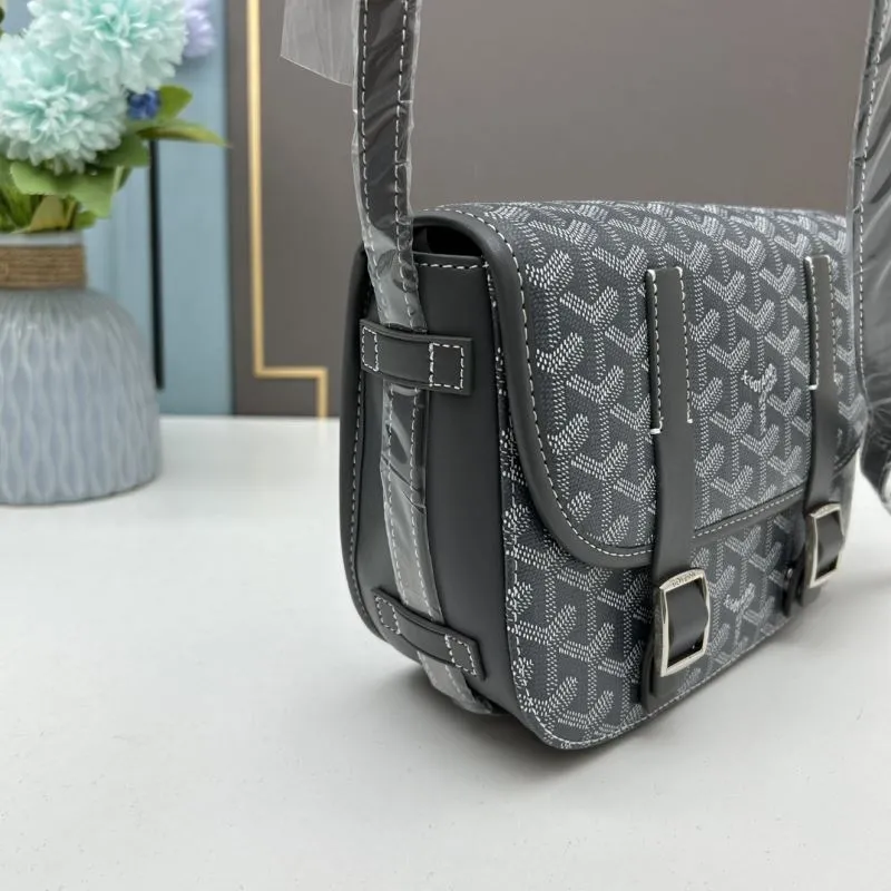 Goyard Gray Messenger Bag 424 - Image 6