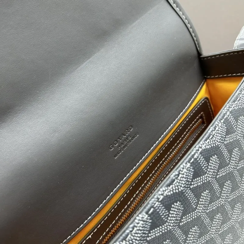 Goyard Gray Messenger Bag 424 - Image 8