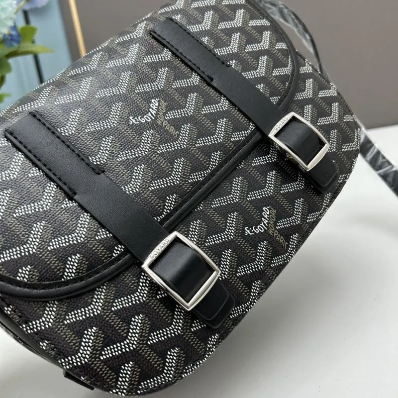 Goyard Black Messenger Bag 425 - Image 4