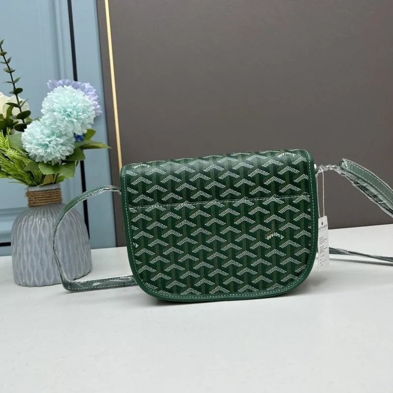 Goyard Green Crossbody Satchel Bag 426 - Image 3
