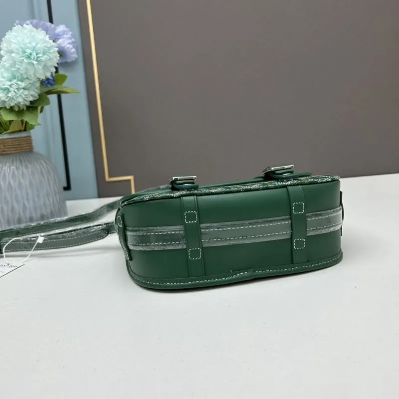 Goyard Green Crossbody Satchel Bag 426 - Image 4