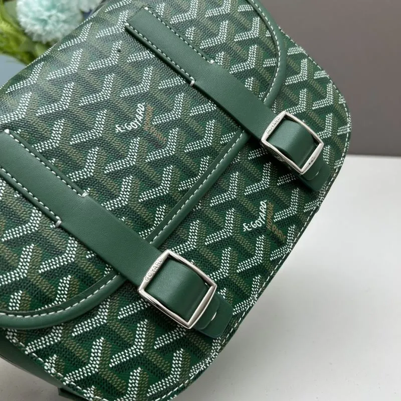 Goyard Green Crossbody Satchel Bag 426 - Image 5