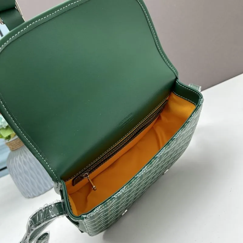 Goyard Green Crossbody Satchel Bag 426 - Image 7