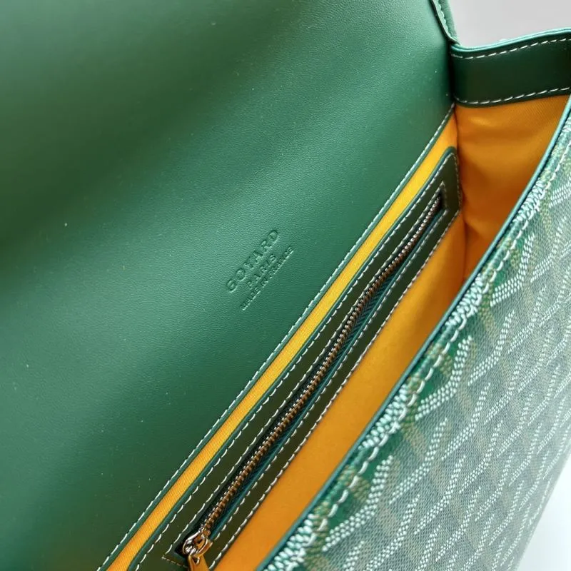 Goyard Green Crossbody Satchel Bag 426 - Image 8