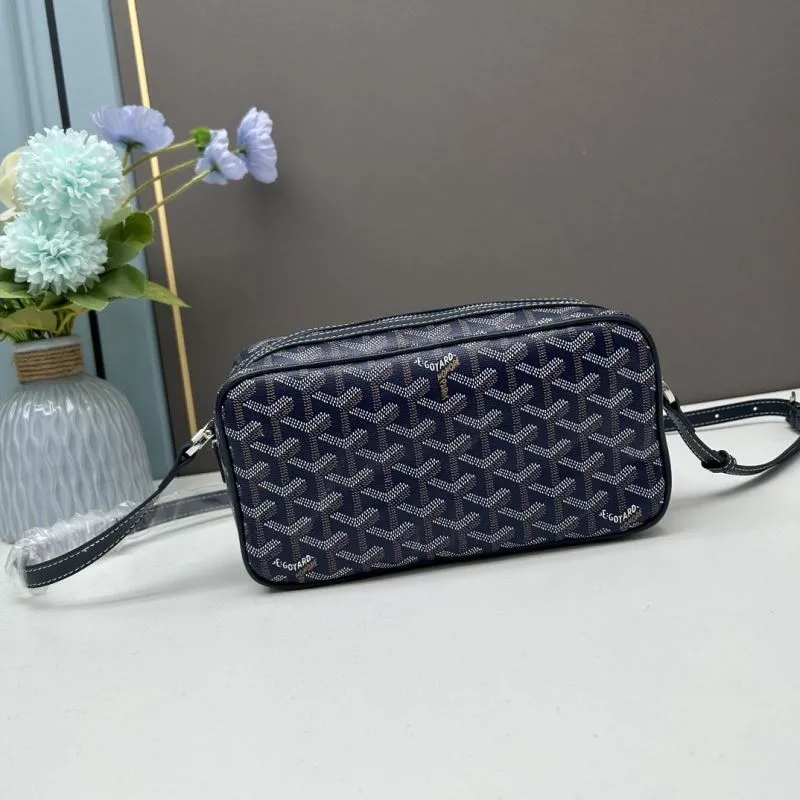 Goyard Navy Blue Camera Bag SKU 428 - Image 3