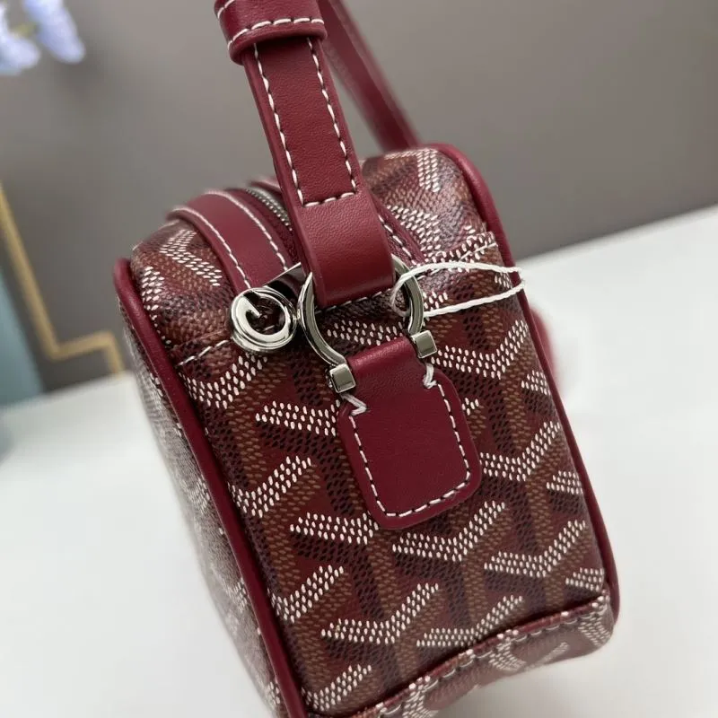 Goyard Burgundy Camera Crossbody Bag 429 - Image 4