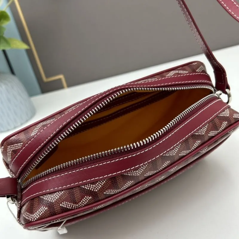 Goyard Burgundy Camera Crossbody Bag 429 - Image 7