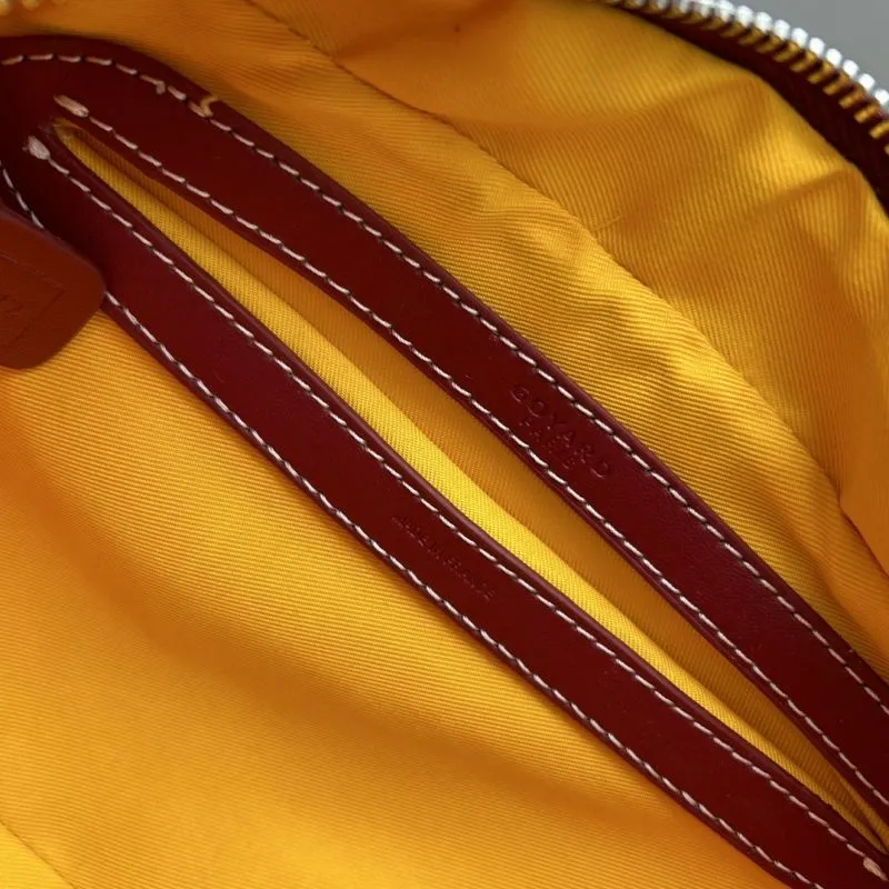 Goyard Burgundy Camera Crossbody Bag 429 - Image 8