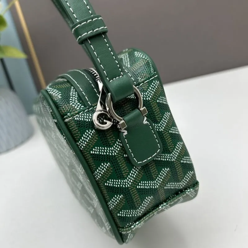 Goyard Green Camera Crossbody Bag 23x8x14cm - Image 5