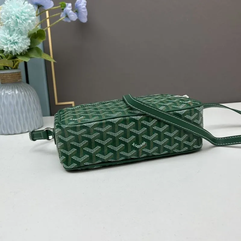 Goyard Green Camera Crossbody Bag 23x8x14cm - Image 6