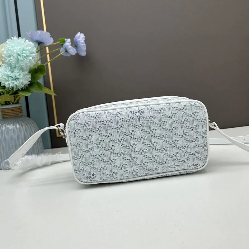 Goyard White Camera Crossbody Bag 431 - Image 3